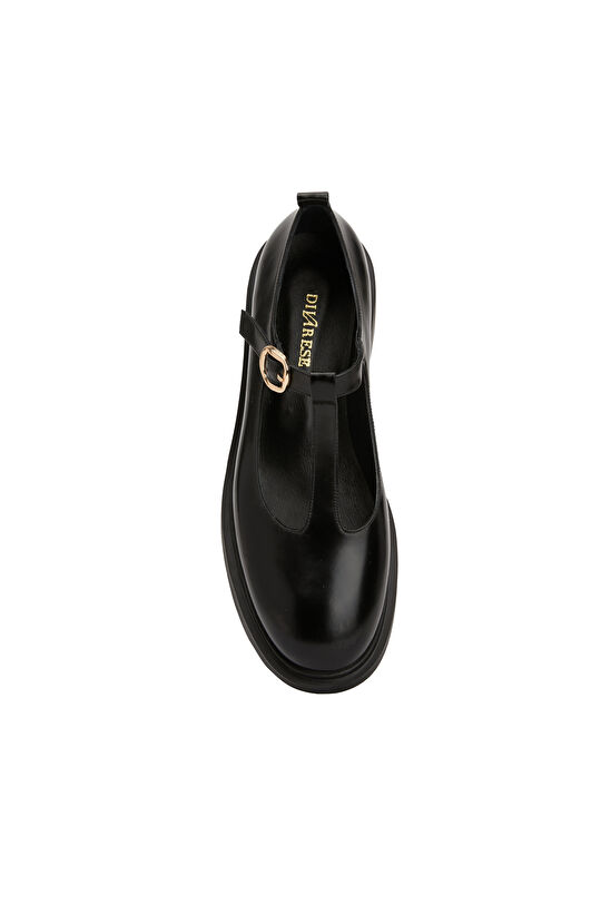 Siyah Kadın Deri Ayakkabı