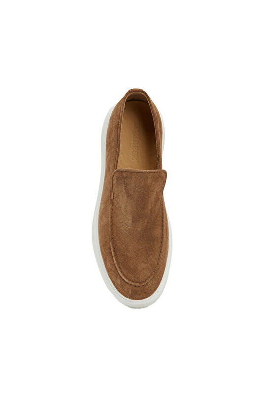 Taba Erkek Süet Loafer