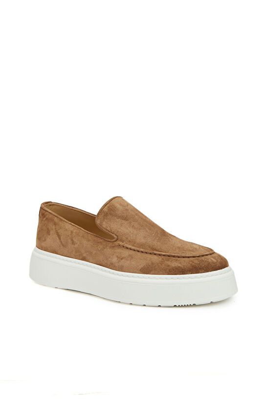 Taba Erkek Süet Loafer