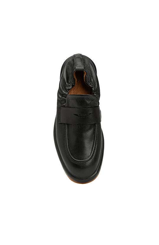 Siyah Erkek Deri Loafer