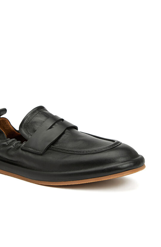 Siyah Erkek Deri Loafer