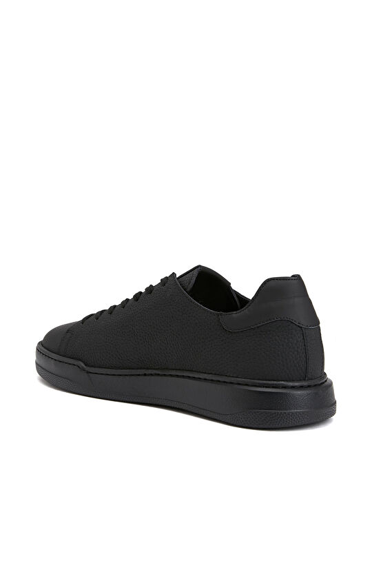 Siyah Erkek Deri Sneaker