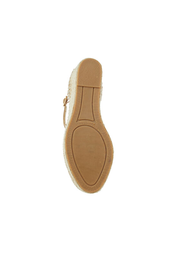 Kırık Beyaz Mavi Kadın Espadril