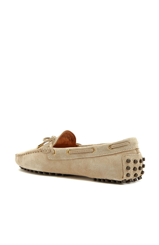 Vizon Kadın Süet Loafer