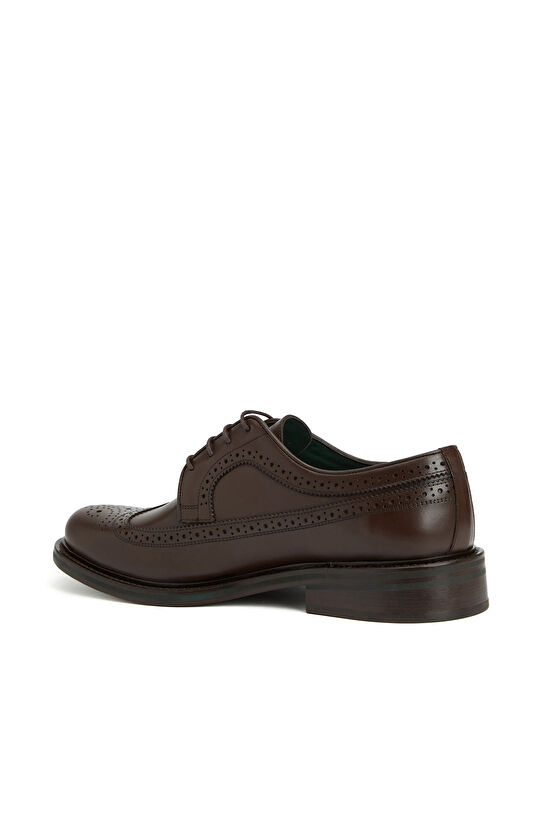 Kahverengi Icons Erkek Deri Ayakkabı