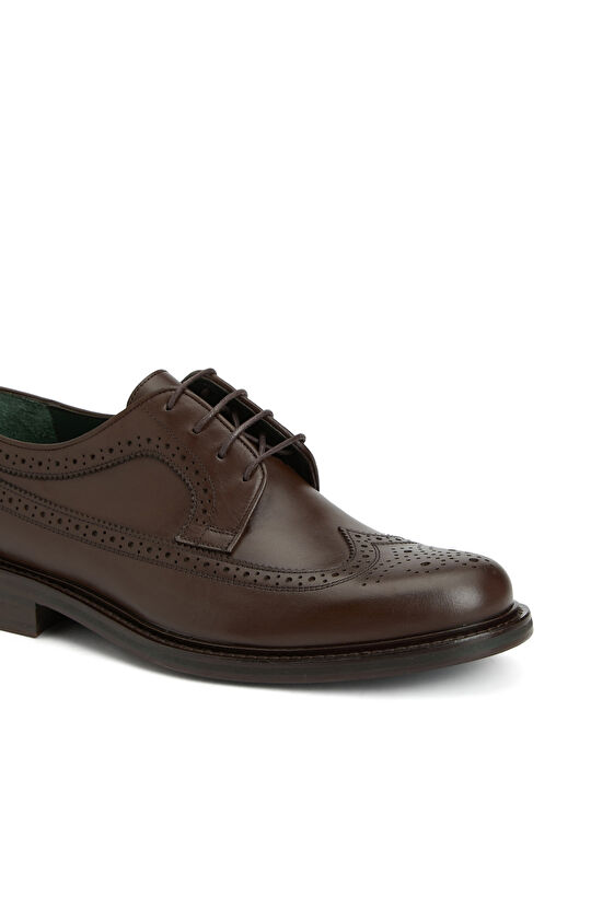 Kahverengi Icons Erkek Deri Ayakkabı