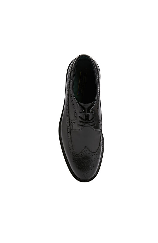 Siyah Icons Erkek Deri Ayakkabı