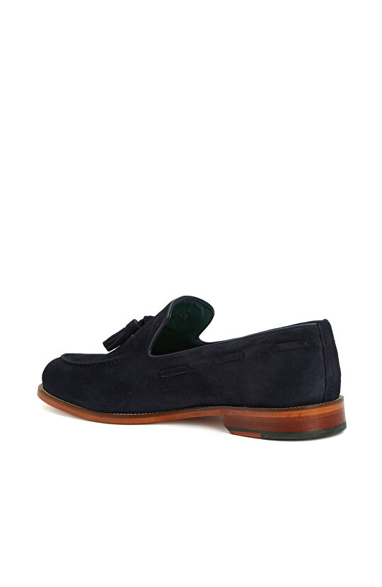 Lacivert Icons Erkek Süet Loafer