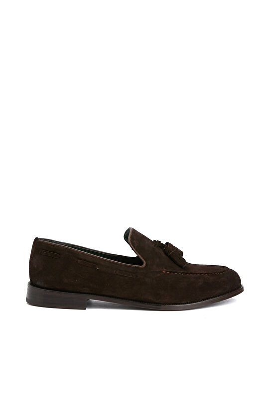 Kahverengi Icons Erkek Süet Loafer