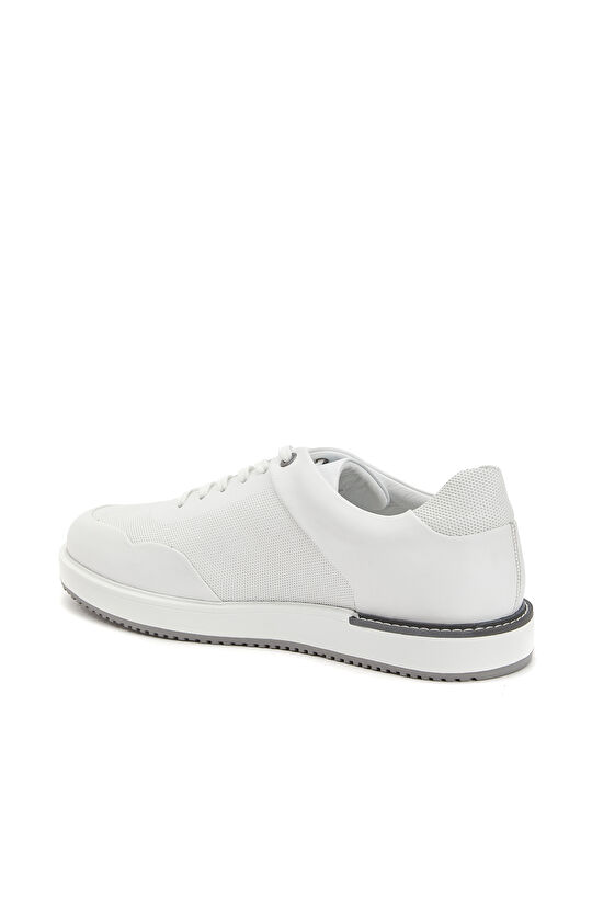 Beyaz Erkek Deri Ayakkabı