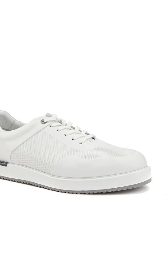 Beyaz Erkek Deri Ayakkabı