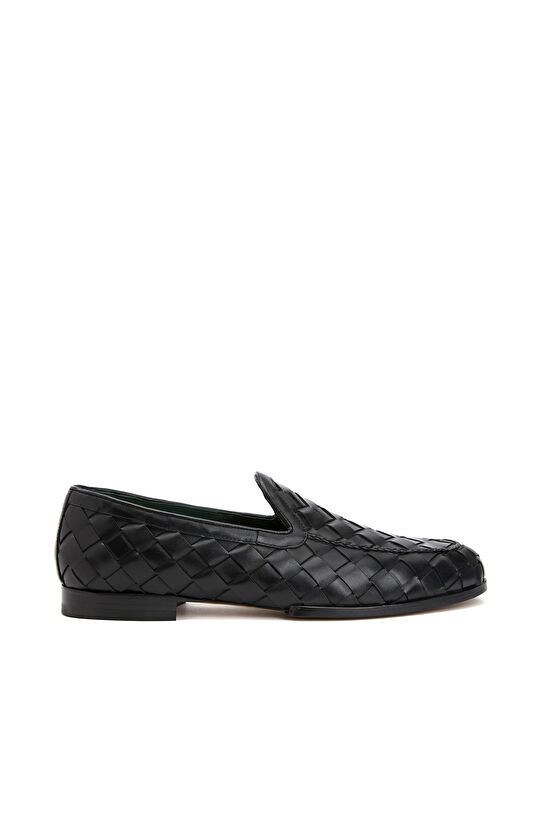 Siyah Erkek Deri Loafer