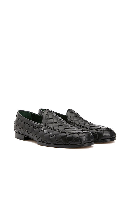 Siyah Erkek Deri Loafer