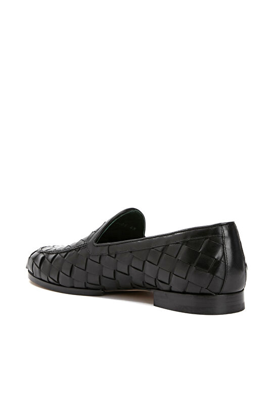Siyah Erkek Deri Loafer
