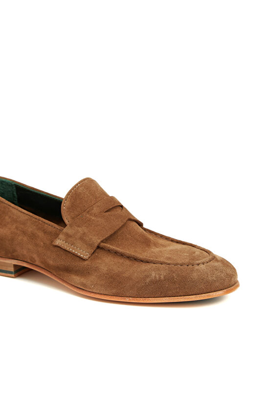 Camel Erkek Süet Loafer