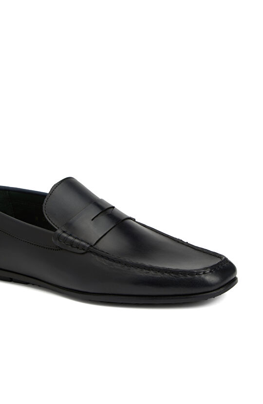Lacivert Erkek Deri Loafer