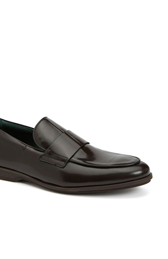 Brown Men's Leather Loafer