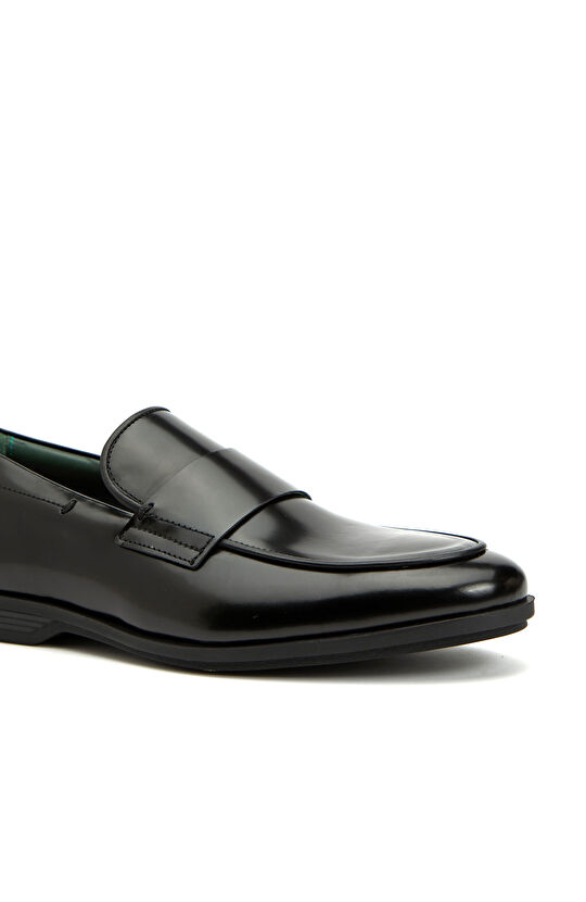 Siyah Erkek Deri Loafer