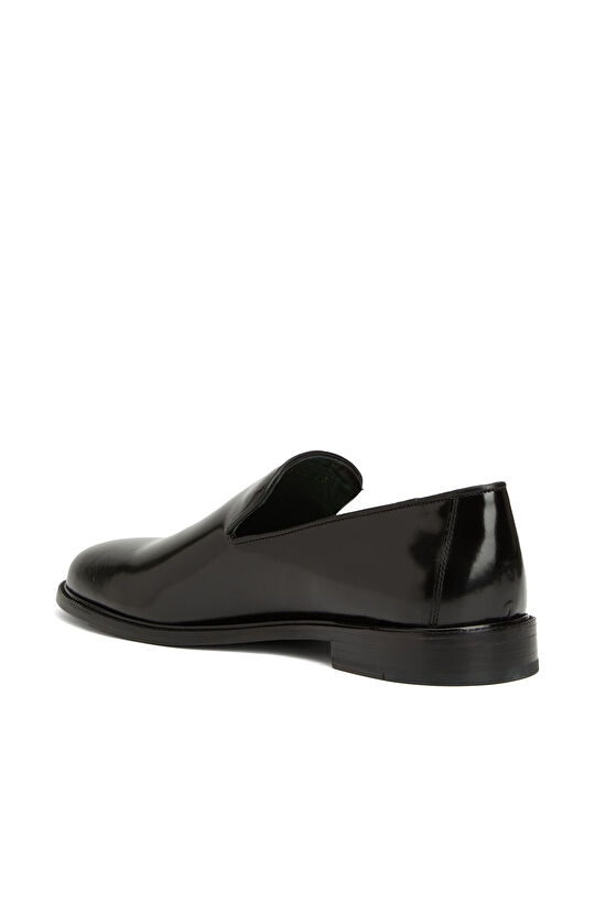 Black Men's Leather Loafer