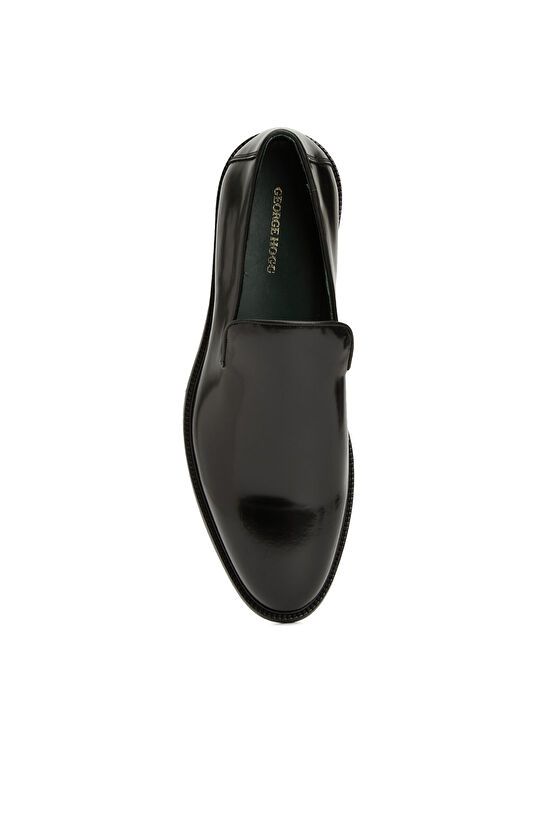 Black Men's Leather Loafer