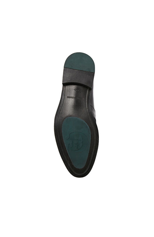 Black Men's Leather Loafer