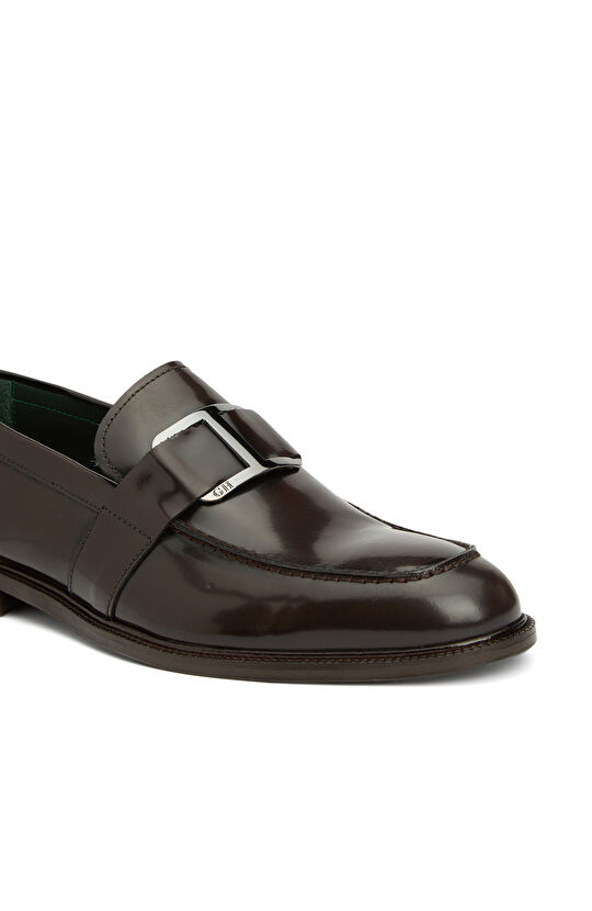 Kahverengi Erkek Deri Loafer