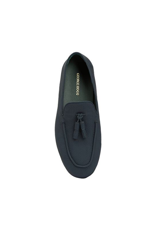 Lacivert Erkek Deri Loafer