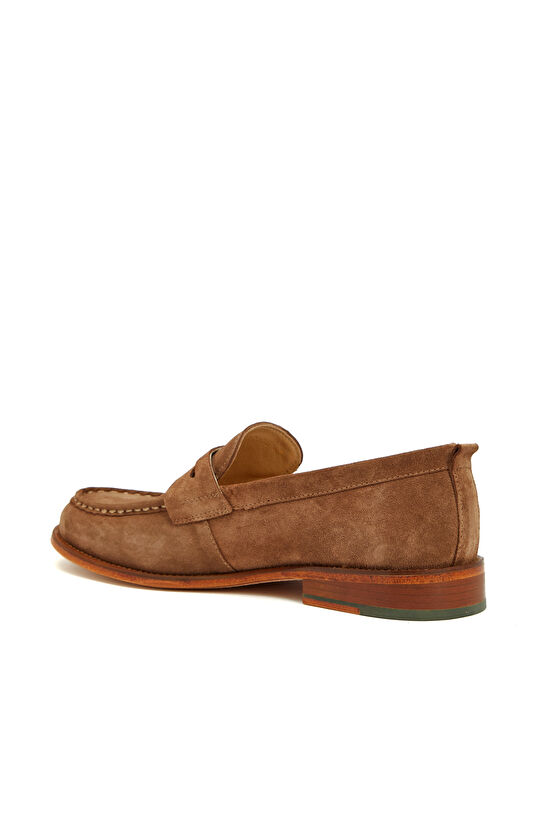 Camel Erkek Süet Loafer