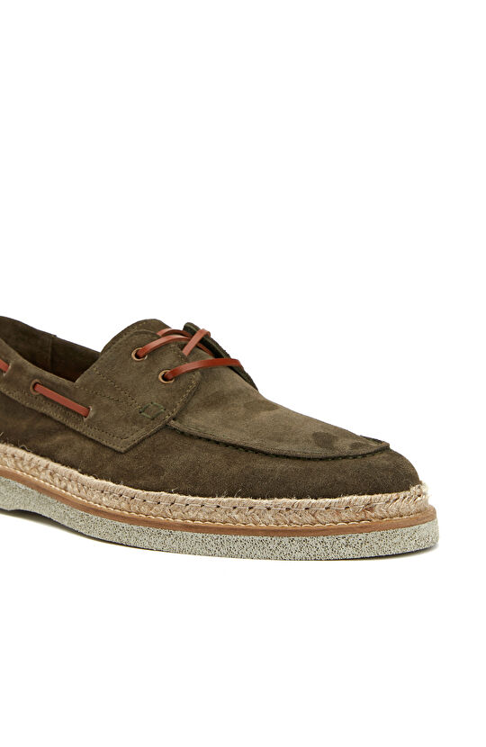 Haki Erkek Deri Ayakkabı