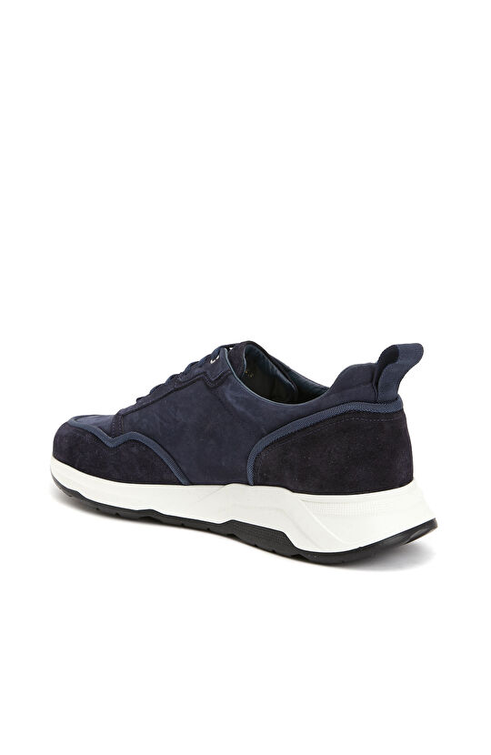 Lacivert Erkek Süet Sneaker