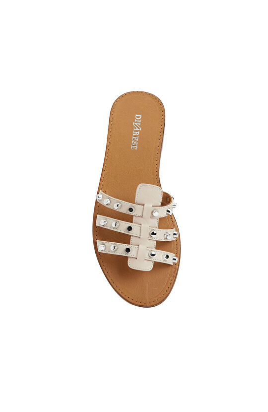 Açık Pembe Troklu Kadın Terlik