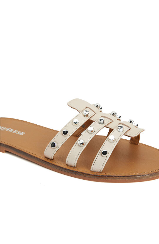 Açık Pembe Troklu Kadın Terlik