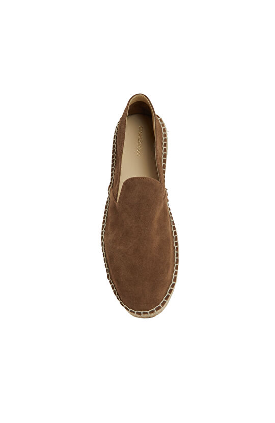 Kahverengi Erkek Süet Espadril