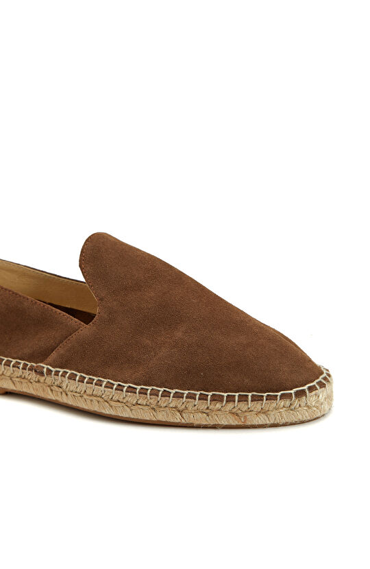 Kahverengi Erkek Süet Espadril