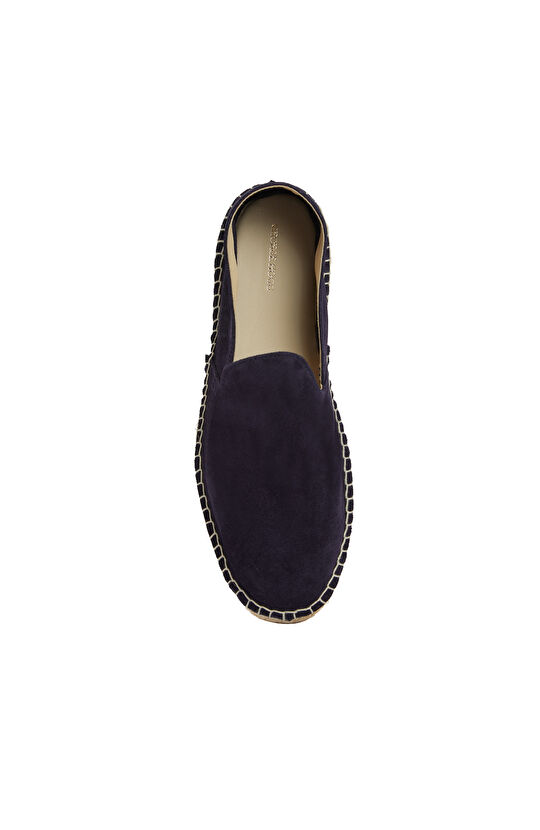 Lacivert Erkek Süet Espadril