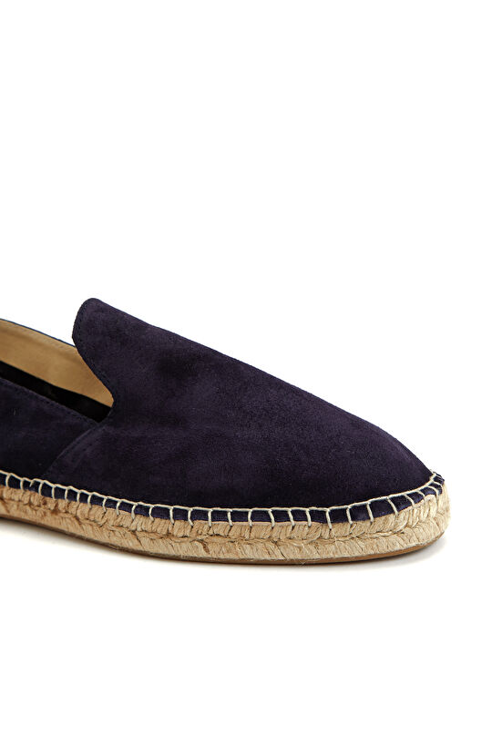 Lacivert Erkek Süet Espadril