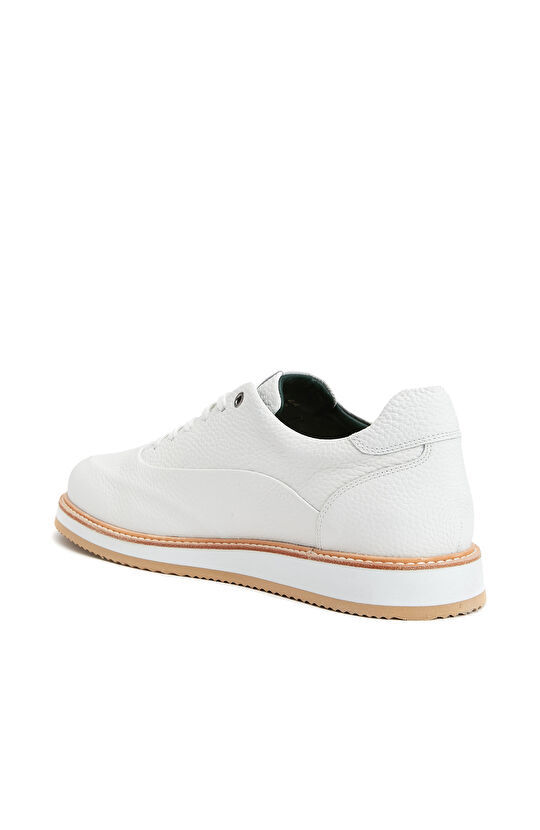 Beyaz Erkek Deri Ayakkabı