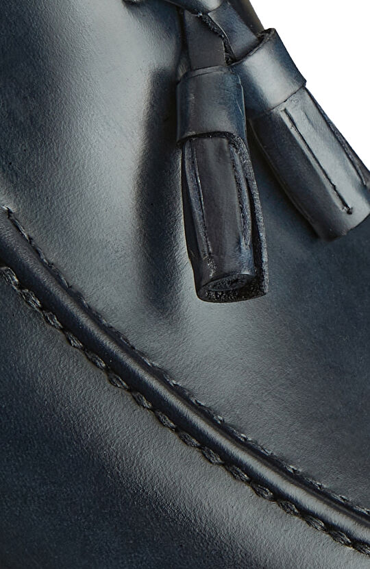 Lacivert Erkek Deri Loafer