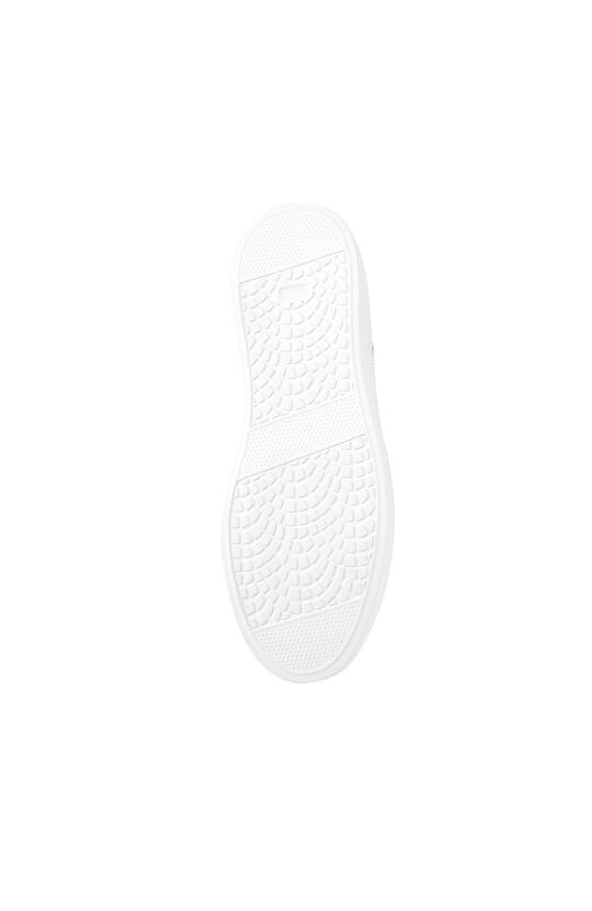 Siyah Yuvarlak Burun Erkek Deri Sneaker