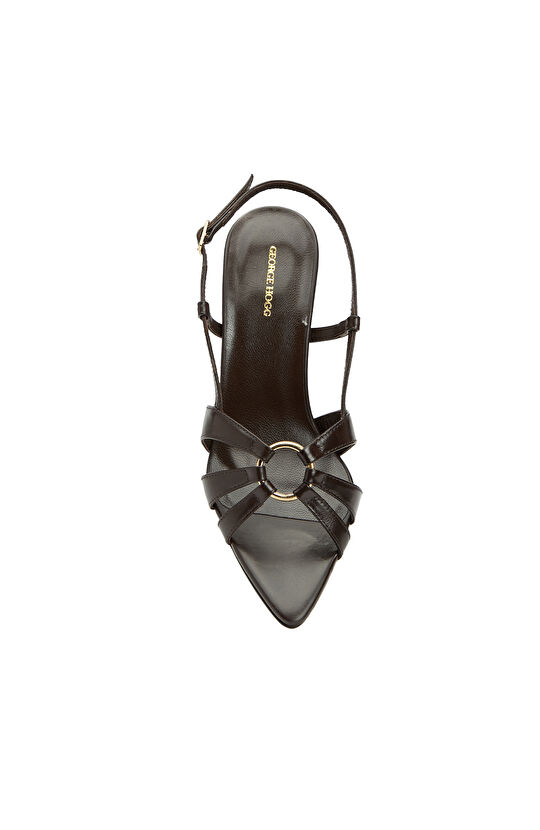 Acı Kahve Kadın Deri Sandalet