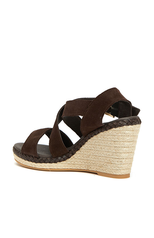 Acı Kahverengi Kadın Süet Espadril