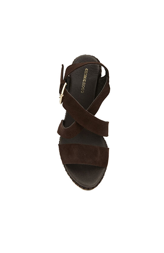 Acı Kahverengi Kadın Süet Espadril