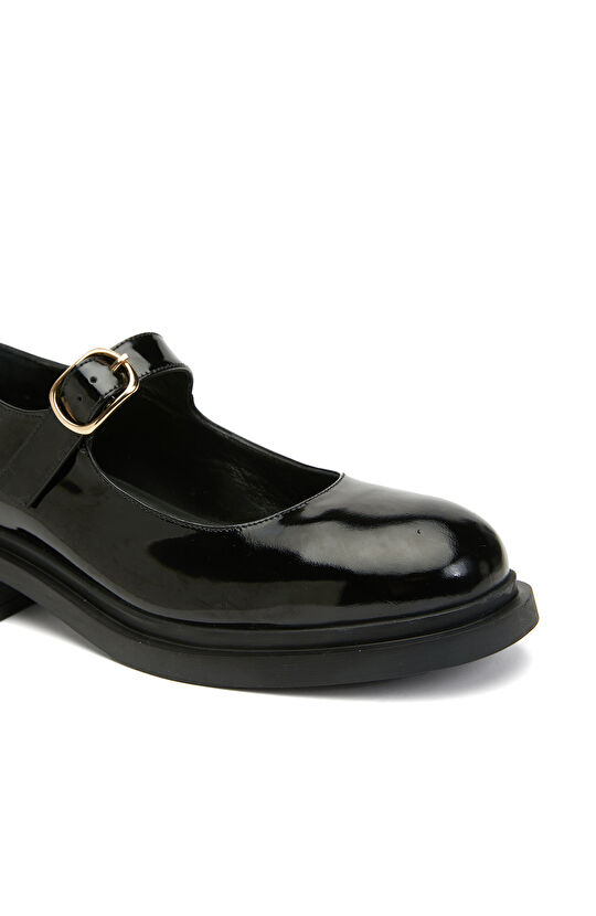 Siyah Kadın Deri Ayakkabı