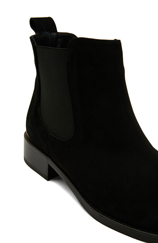 Siyah Kadın Deri Bot