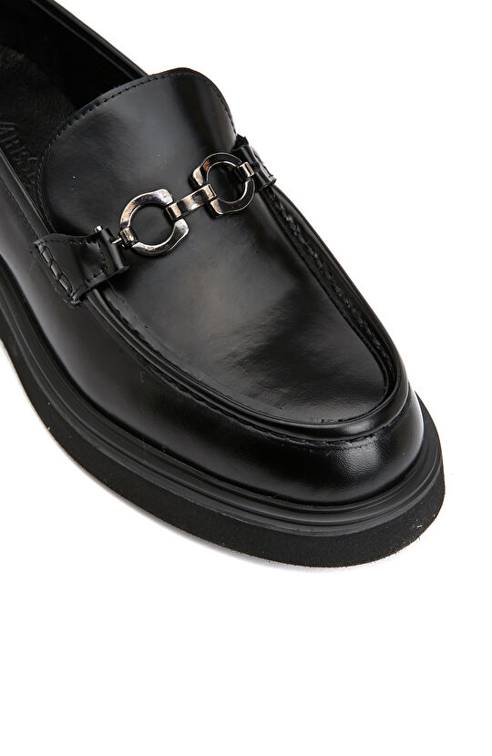 Siyah Erkek Deri Loafer