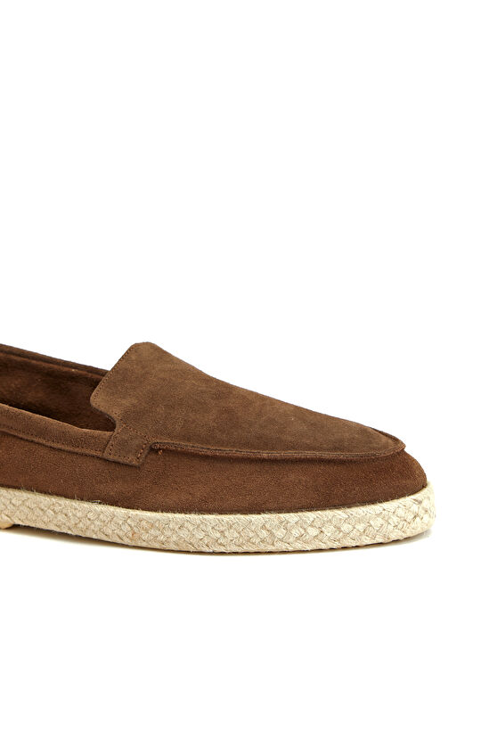 Kahverengi Erkek Espadril