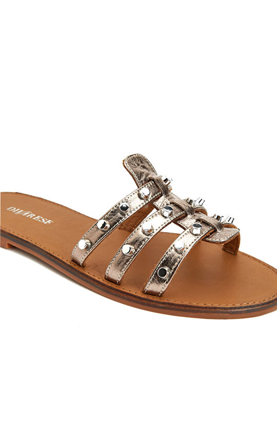 Platin Troklu Kadın Terlik