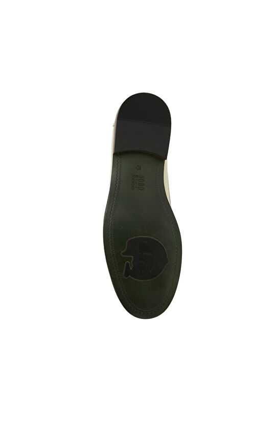 Sarı Kadın Deri Loafer