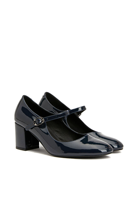 Lacivert Topuklu Ayakkabı