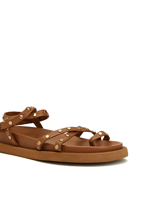 Taba Kadın Süet Sandalet